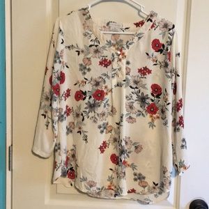 3/4 sleeve blouse